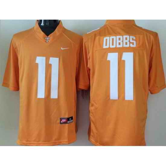 Vols #11 Joshua Dobbs Orange Stitched NCAA Jersey
